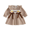 Long Sleeve Thanksgiving Gobble Toddler Dress Dresses The Trendy Toddlers 