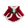 Long Sleeve Christmas Fluffy Baby Romper