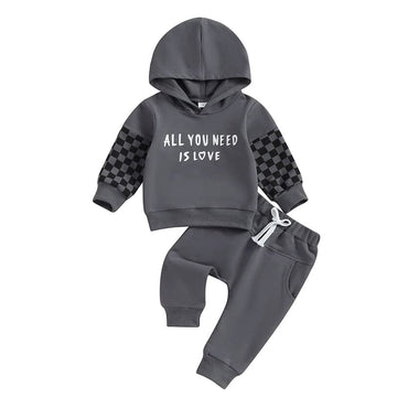 All You Need Is Love Hooded Baby Set   