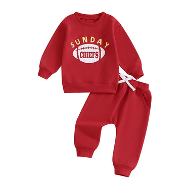 Long Sleeve Sunday Chiefs Baby Set