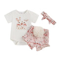 Short Sleeve Cute Bunny Shorts Baby Set