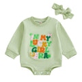 In My Lucky Girl Era Baby Bodysuit Green 0-3 M