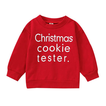 Christmas Cookie Tester Sweatshirt Holiday The Trendy Toddlers 