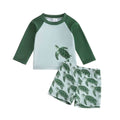 Long Sleeve Turtle Toddler Swimsuit