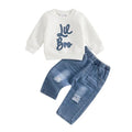 Lil Bro Ripped Jeans Baby Set   