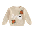 Halloween Boo Knit Baby Sweater   