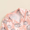 Peach Pumpkin Toddler Pajama Set   