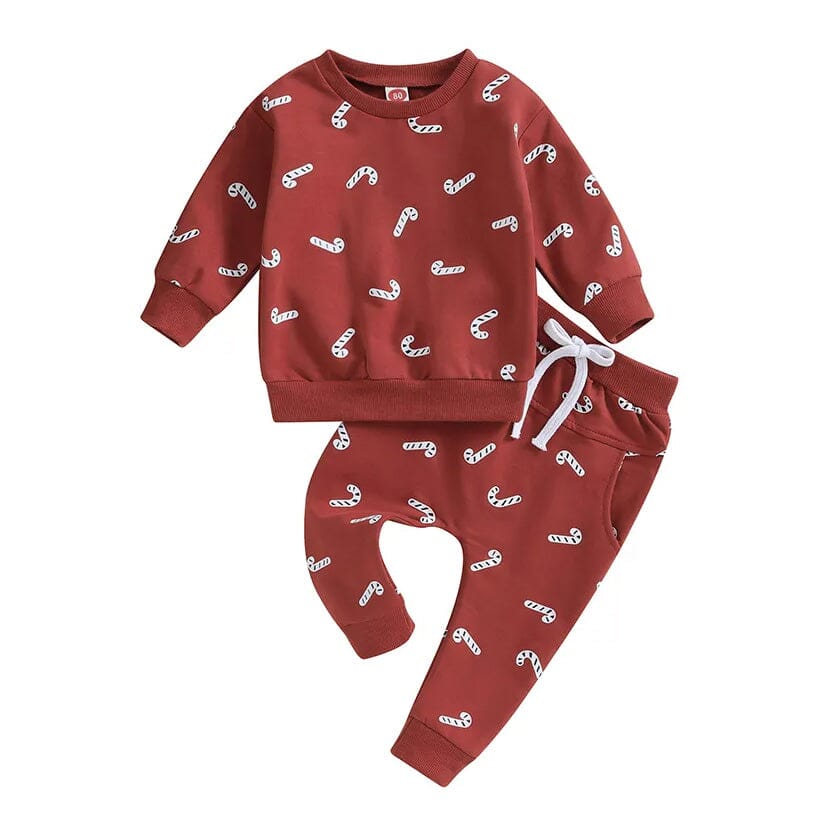 Candy Cane Christmas Baby Set   