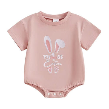 My First Easter Pink Baby Bodysuit