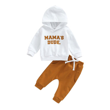Mama's Dude Hooded Baby Set Sets The Trendy Toddlers 