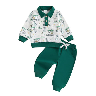 Long Sleeve Golf Toddler Set   