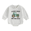 Farm Help On The Way Baby Bodysuit   