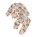 Long Sleeve Santa Claus Baby Set   