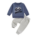 Long Sleeve Little Brother Truck Baby Set