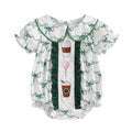 St. Patrick's Day Collar Baby Romper