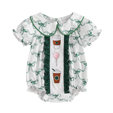 St. Patrick's Day Collar Baby Romper