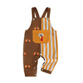 Sleeveless Striped Thanksgiving Baby Jumpsuit