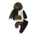 Tricolor Hoodie Baby Set Sets The Trendy Toddlers 