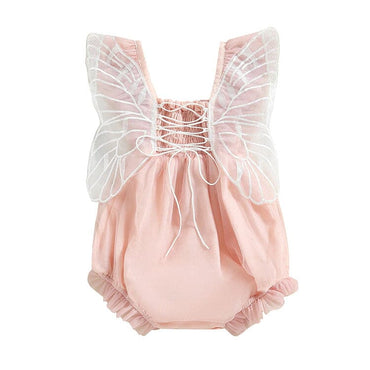 Butterfly Lace Baby Romper   