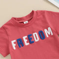 Short Sleeve Freedom Baby Set   
