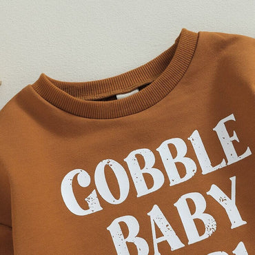 Brown Gobble Baby Bodysuit   