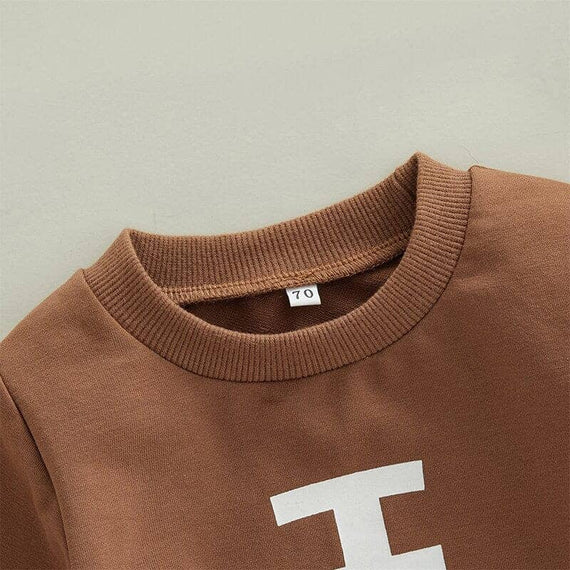 Brown Football Baby Bodysuit   
