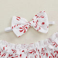 Candy Cane Baby Romper   