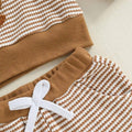 Long Sleeve Turkey Striped Baby Set