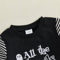 All The Ghouls Love Me Striped Baby Set Sets The Trendy Toddlers 