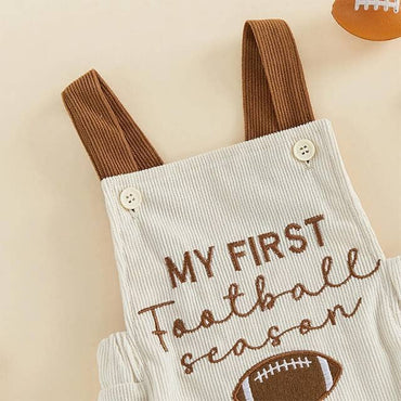 First Football Season Baby Romper