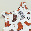 Cowboy Boots Baby Romper Rompers The Trendy Toddlers 