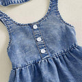 Sleeveless Ruffled Shorts Toddler Set