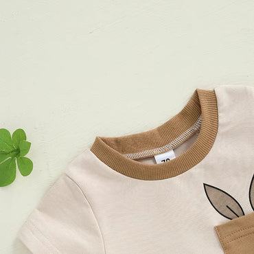 Short Sleeve Easter Bunny Baby Set