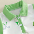 Short Sleeve Golf Collar Baby Romper Rompers The Trendy Toddlers 