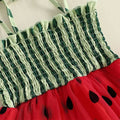 Tie Straps Watermelon Toddler Dress Dresses The Trendy Toddlers 