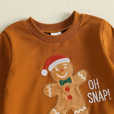 Long Sleeve Gingerbread Toddler Set Sets The Trendy Toddlers 