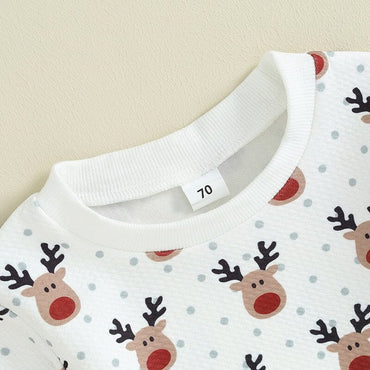 Christmas Fawn Baby Set   