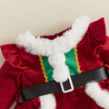 Long Sleeve Christmas Fluffy Baby Romper