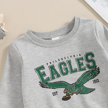 Long Sleeve Eagles Baby Sweatshirt   