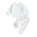 Long Sleeve Halloween Ghost Baby Set Sets The Trendy Toddlers White 18-24 M 