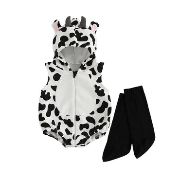 Halloween Vibes Hooded Baby Costume White 0-3 M