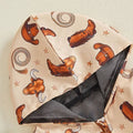 Western Zipper Hooded Toddler Jacket