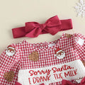 Sorry Santa Christmas Baby Romper Rompers The Trendy Toddlers 
