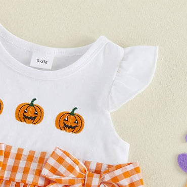 Fly Sleeve Halloween Baby Romper Rompers The Trendy Toddlers 