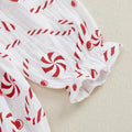 Candy Cane Baby Romper