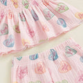 Tie Straps Smocked Valentine's Day Toddler Set Sets The Trendy Toddlers 