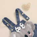 Long Sleeve Polka Dot Koala Baby Set   