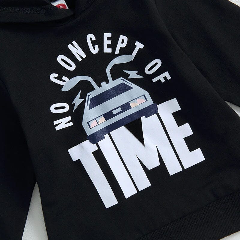 No Concept Of Time Toddler Hoodie Hoodie The Trendy Toddlers 