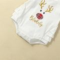 Blakely Ruffles Baby Romper Holiday The Trendy Toddlers 