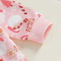 Christmas Vibes Pink Baby Set   